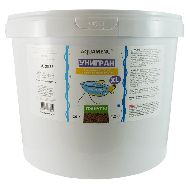 "УНИГРАН XL" 10 литров (4 2 кг) гранулированный корм для средних аквариумных рыб NEW
