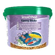 Tetra Pond Variety sticks 25 литров - смесь из 3 видов кормов  для всех прудовых рыб